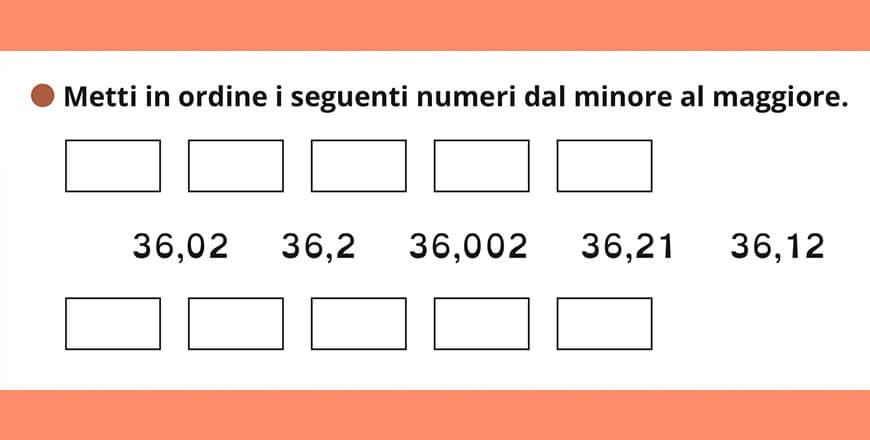 4ª Classe Primaria: Matematica - I decimali - schede didattiche online_MyEdu Plus